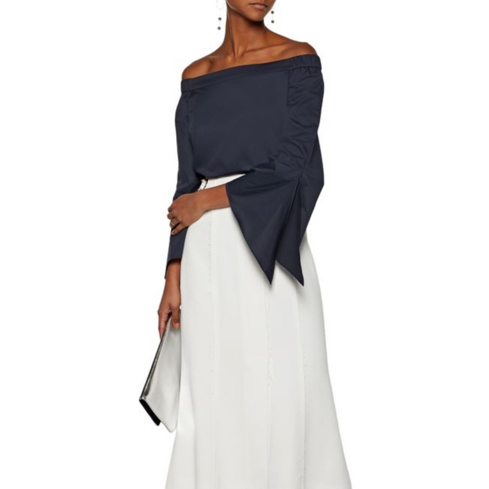 Tibi Off the Shoulder Top
